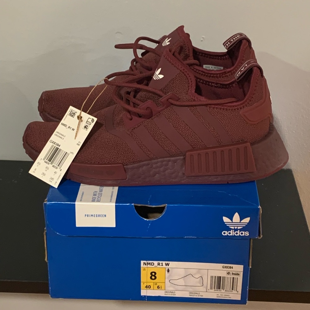 Adidas NMD_R1 W Burgundy Sneakers